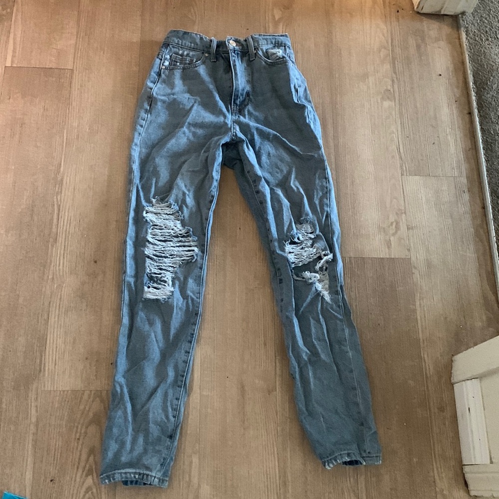 RSQ size 0 mom jeans